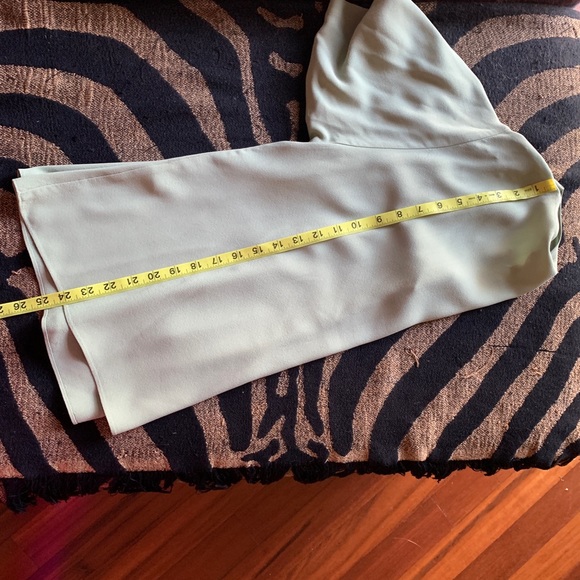 EILEEN FISHER petite medium / small Sea green Silk blouse short sleeve top NWT - Picture 8 of 8